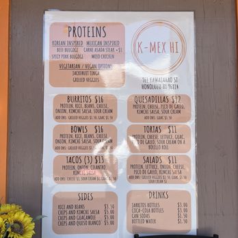 K-Mex HI - Menu - New Mexican Cuisine Near Me - Honolulu, Hawaii K-Mex HI - Menu - New Mexican Cuisine Near Me - Honolulu, Hawaii