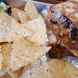 Mucho Burrito Fresh Mexican Grill - Porc al pastor burrito..good guacamole!
