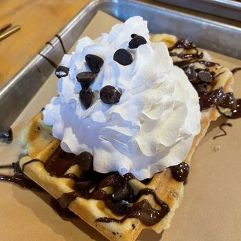 Waffle Lab - The Choc-ffle - Food Trucks Near Me - Fort Collins, Colorado