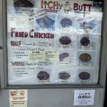 Itchy Butt - Menu - Korean Near Me - Honolulu, Hawaii Itchy Butt - Menu - Korean Near Me - Honolulu, Hawaii