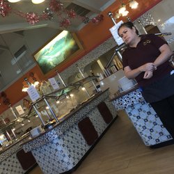 China One Super Buffet - This lady stood there the entire time I ate staring at me. probably just trying to offer good service but it was very awkward.