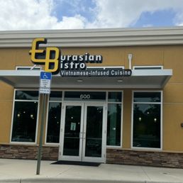 Exterior outside entrance of Eurasian Bistro - Pensacola, Florida Exterior outside entrance of Eurasian Bistro - Pensacola, Florida