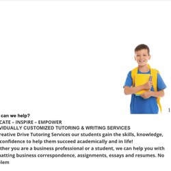 Creative Drive Tutoring & Writing Services