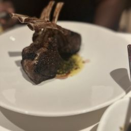 Morel-crusted Lamb Chops