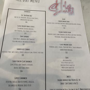 Holy Saints - menu - New American Near Me - Pasadena, California