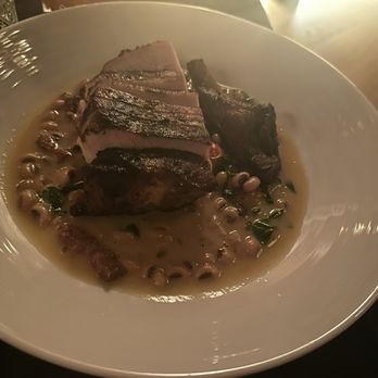 Somerville - Pork Chop with black eyed peas - Steakhouses Near Me - Los Angeles, California Somerville - Pork Chop with black eyed peas - Steakhouses Near Me - Los Angeles, California