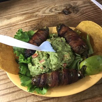 El Trompo Loco - Bacon wrapped jalapeños filled with cream cheese - Mexican Near Me - Houston, Texas El Trompo Loco - Bacon wrapped jalapeños filled with cream cheese - Mexican Near Me - Houston, Texas