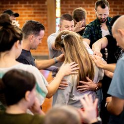 City Church - Prayer is a priority at City Church. Come up to the front to get prayed for as you have needs in your life.
