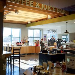 Juice and coffee bar - that gorgeous sunlight, though.