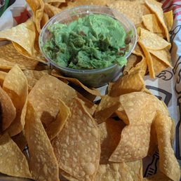 Guacamole and flautas