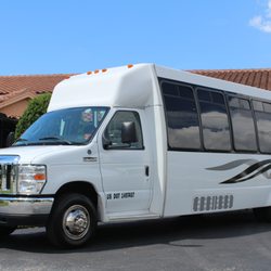 Olympus Limo - White 24 Passenger Mini Bus