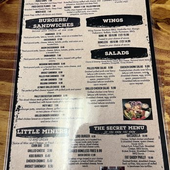 Fat Daddy’s BBQ And Steakhouse - Menu - Steakhouses Near Me - Hartshorne, Oklahoma Fat Daddy’s BBQ And Steakhouse - Menu - Steakhouses Near Me - Hartshorne, Oklahoma