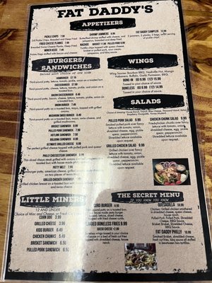 Menu photo 2 Fat Daddy’s BBQ And Steakhouse Hartshorne, OK Menu photo 2 Fat Daddy’s BBQ And Steakhouse Hartshorne, OK
