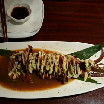Arashi Sushi - Grilled Octopus - Oh so good!  The broth had a nice smoky flavor. - Sushi Bars Near Me - Calgary, Alberta
