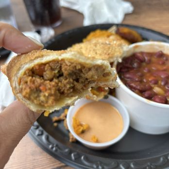 Empanada Grill - Inside filling - Empanadas Near Me - Greensboro, North Carolina