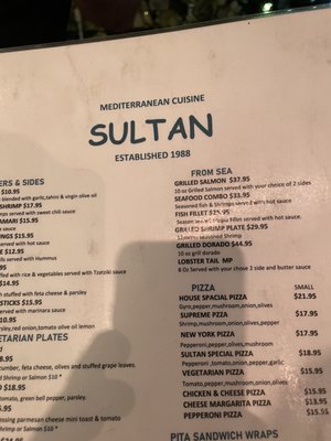 Menu photo 2 Sultan Restaurant Miami Beach, FL Menu photo 2 Sultan Restaurant Miami Beach, FL