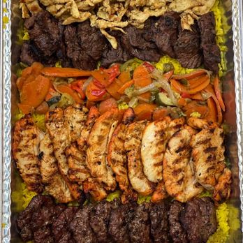 Jerusalem Cafe - Kabab tray for 10 people only $119.99 - Middle Eastern Near Me - Oak Park, Illinois Jerusalem Cafe - Kabab tray for 10 people only $119.99 - Middle Eastern Near Me - Oak Park, Illinois