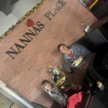 Nanna's Place - Staff took our photo with the cute background. - Cafes Near Me - Gresham, Oregon Nanna's Place - Staff took our photo with the cute background. - Cafes Near Me - Gresham, Oregon
