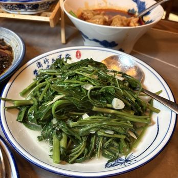 Mountain House - Watercress Spinach  IG foodieadbrentures - Szechuan Near Me - Rowland Heights, California
