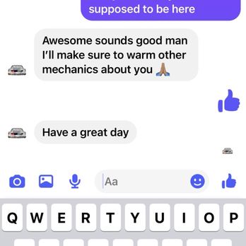 Moe’s Mobile Repair and Maintenance Services - Proof of bad communication - Auto Repair Near Me