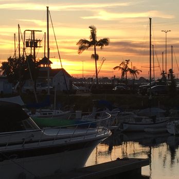 Marina Cafe - Sunset from the Patio - Cafes Near Me - Wilmington, California Marina Cafe - Sunset from the Patio - Cafes Near Me - Wilmington, California