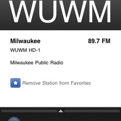 WUWM 89.7 FM - NPR's iPhone app