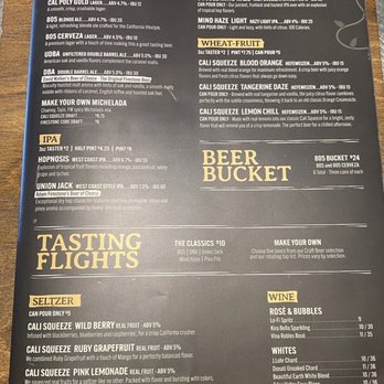 Firestone Walker - Paso Robles - Menu - Breweries Near Me - Paso Robles, California
