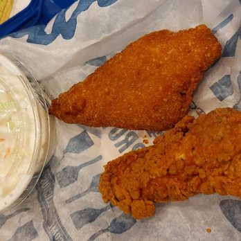 Culver's - Two chicken tenders one plane and one spicy, the spicy one was much better. - Burgers Near Me - Sanford, Florida