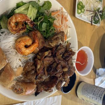 Pho HN - House Vermicelli with Salad - Noodles Near Me - Anaheim, California