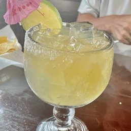 a margarita with a pink umbrella a margarita with a pink umbrella
