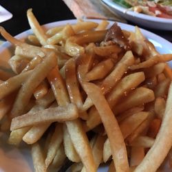 Penne am Markt - Pommes mit Gulaschsoße (Pennefritten) 2,40€