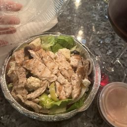 Greek salad with chicken Greek salad with chicken