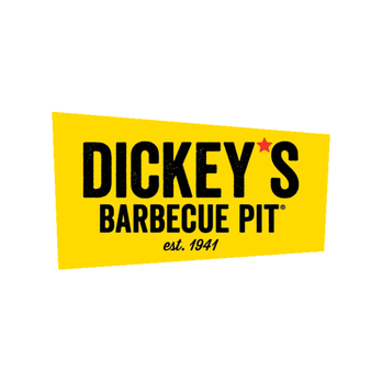 Dickey's Barbecue Pit - a yellow sign with the words dickey's barbecue pit - Barbeque Near Me - Lakeland, Florida Dickey's Barbecue Pit - a yellow sign with the words dickey's barbecue pit - Barbeque Near Me - Lakeland, Florida