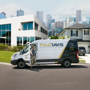 Paul Davis Restoration - a van parked in front of a house - Damage Restoration Near Me - Glendale , California Paul Davis Restoration - a van parked in front of a house - Damage Restoration Near Me - Glendale , California
