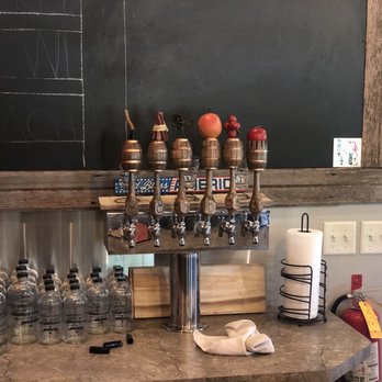 Bennett Orchard - The owner's son made all of these custom draft handles! - Specialty Food Near Me - Ottawa Lake, Michigan