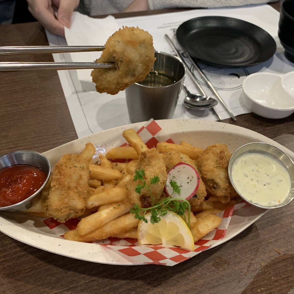 Bambada - Deep Fried Oysters with French Fries - Korean Near Me - Coquitlam, British Columbia Bambada - Deep Fried Oysters with French Fries - Korean Near Me - Coquitlam, British Columbia