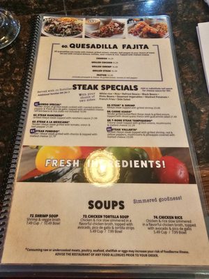 Menu photo 7 El Pedregal Circleville, OH