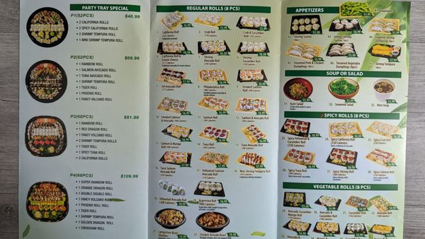 Menu photo 2 Sushi Time Torrance, CA