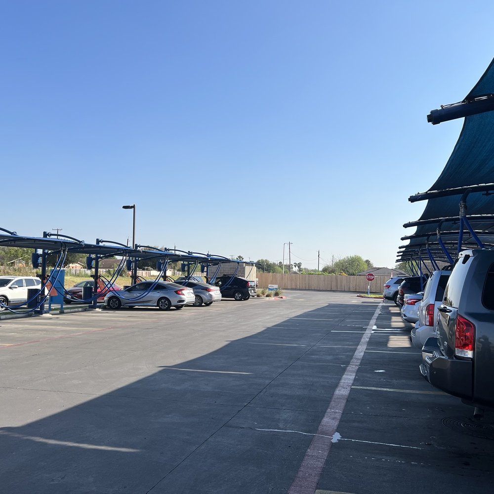 BlueWave Express Car Wash - Park and vacuum lot - Car Wash Near Me - McAllen, Texas