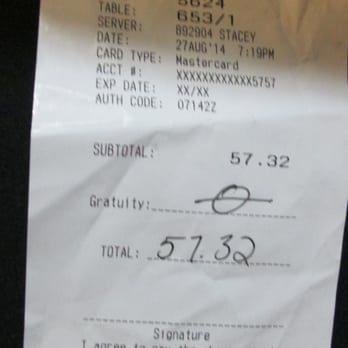 Dave & Buster's Milpitas - San Jose - My bill with no tip to Stacey. Hopefully she will learn to service better next time. - Arcades Near Me - Milpitas, California