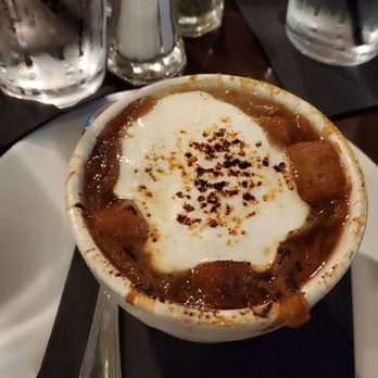 Bernard's - French onion soup, cup sized. - New American Near Me - Roanoke, Virginia