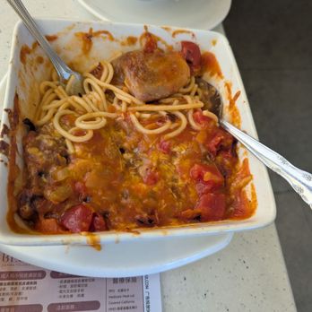 Longten Cafe - Lunch specials baked pork chops and noodles - Hong Kong Style Cafe Near Me - Monterey Park, California