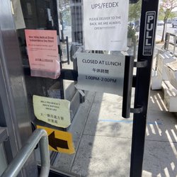 Closed from 1-2 p.m. for lunch.