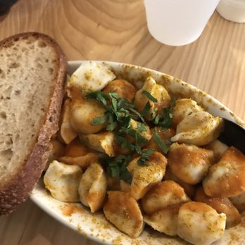 Paul's Pel'meni - Large mixed dumplings with a slice of rye - Russian Near Me - Madison, Wisconsin Paul's Pel'meni - Large mixed dumplings with a slice of rye - Russian Near Me - Madison, Wisconsin