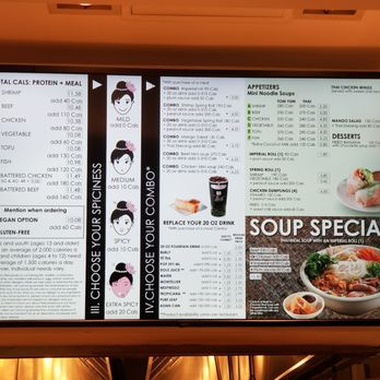 Thai Express - Menu on wall - Thai Near Me - Toronto, Ontario Thai Express - Menu on wall - Thai Near Me - Toronto, Ontario