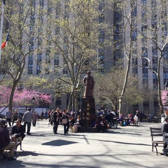 Columbus Park - Avid gamblers at play - Parks Near Me - New York, New York