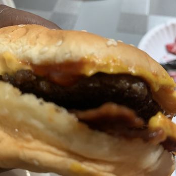 Five Guys - Little Bacon Cheeseburger - Burgers Near Me - Austell, Georgia Five Guys - Little Bacon Cheeseburger - Burgers Near Me - Austell, Georgia