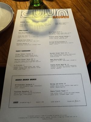 Menu photo 1 Cuya Raleigh, NC