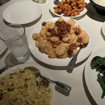 Panda Inn - Honey Walnut Shrimp, Orange Chicken, combination fried rice - Chinese Near Me - La Palma, California