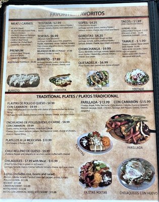 Menu photo 2 Las Cazuelas Orlando, FL